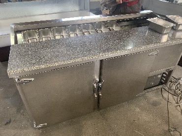 Другое оборудование для фастфудов: Стол для пиццы с мрамором — 4