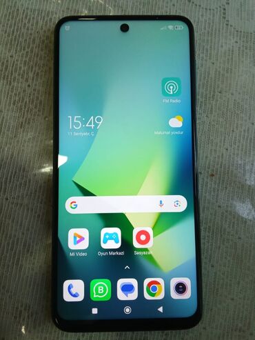 xiaomi redmi note 6 pro qiymeti: Xiaomi Redmi Note 9 Pro, 128 GB, rəng - Göy, 
 Sensor, Barmaq izi, İki sim kartlı