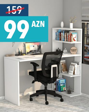 Masalar: Kompüter masası, Yeni, Açılan, Laminat, Kvadrat masa