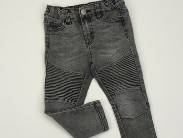 szare mom jeans: Spodnie jeansowe, 1.5-2 lat, 92, stan - Dobry