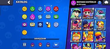 will: Brawl Stars hesabı – yüksək səviyyəli kolleksiya - Kupa yolu: 23 679 — 4