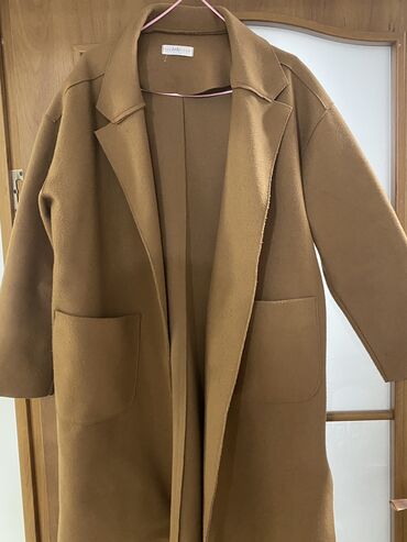 женское плащ пальто: Пальто, Осень-весна, По колено, L (EU 40), XL (EU 42)