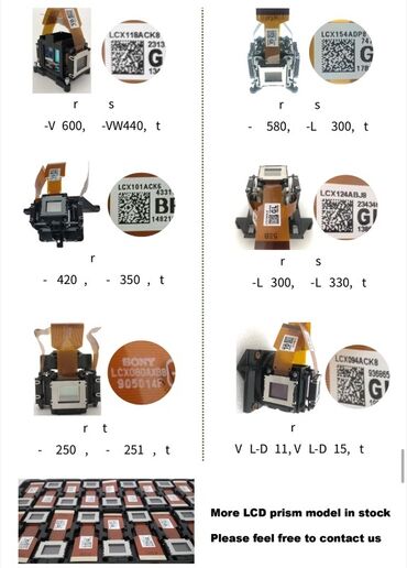 Digər TV və video məhsullar: Məhsul: Proyektor lampaları və lampalı modul blokları Təsvir: - — 32