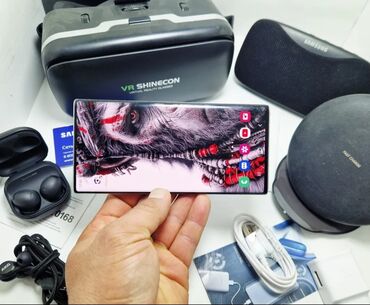 Samsung: Samsung Note 10, Б/у, 512 ГБ, цвет - Серебристый, 1 SIM, 2 SIM, eSIM — 1