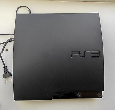 PS3 (Sony PlayStation 3): Срочно продаю PS3 Slim Всё работает отлично 1 джойстик, 149GB, 6 игр — 1