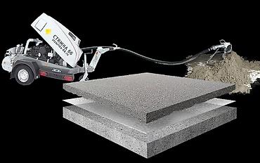 Напольные работы: Механизированная стяжка пола под ключ - Вид работ: полусухая — 1