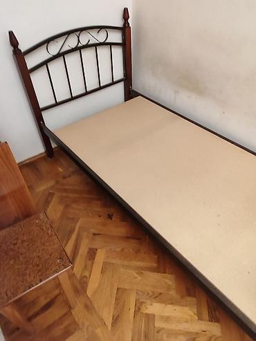 mdf panel: Tək nəfərlik çarpayı + döşək - Ölçü: təxminən 90x190 sm (single). - — 2