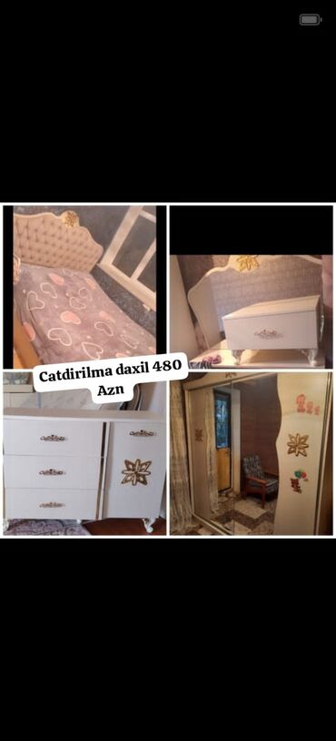 Yataq otağı dəstləri: İkinəfərlik çarpayı, Dolab, Termo, 2 tumba, İşlənmiş lalafo.az -da Yataq otağı dəstləri: İkinəfərlik çarpayı, Dolab, Termo, 2 tumba, İşlənmiş