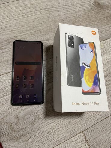 Redmi: Redmi, Redmi Note 11 Pro, Б/у, 128 ГБ, цвет - Черный, 2 SIM