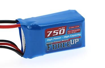 11.1V Li-Po Batareya 750 mAh – ForceUP Multikopter, helikopter, RC