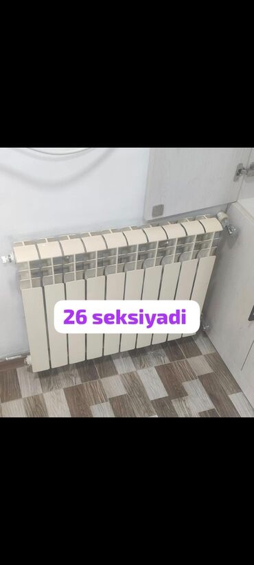 мойдодыр для ванной: 26 eded radyatir satilir 1 seksiyasi 5 azn Hamisi bir yerde verilir