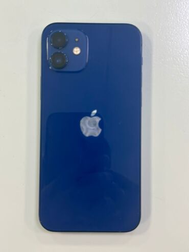 телефоны xiaomi redmi 10 с: IPhone 12, Б/у, 128 ГБ, Синий, Защитное стекло, Чехол, 84 %