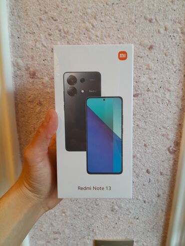 xiaomi redmi note 8 pro μεταχειρισμένο: Xiaomi Redmi Note 13, 128 GB, rəng - Qara, 
 Zəmanət, Düyməli, Barmaq izi