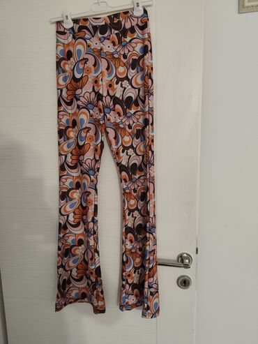 Pantalone: S (EU 36), Visok struk, Zvoncare