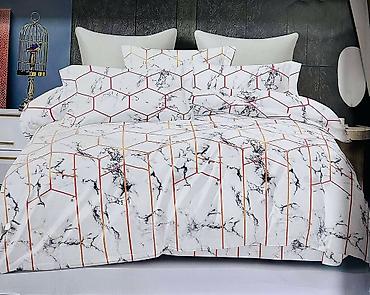 Posteljina: Posteljina – set dvostrukog kreveta, moderan dezen Posteljine bambus — 12