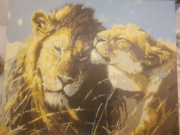 Şəkillər, tablolar: Əl isı, kətan uzərində akril boya ilə cəkılib, ручная работален — 10