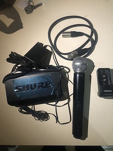 mikrofon qiymetleri: Shure simsiz mikrofon dəsti - Brend: Shure - Tip: Simsiz əl mikrofonu — 1