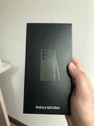 samsung s23 ultra satilir: Samsung Galaxy S23 Ultra, 256 GB, rəng - Yaşıl, Zəmanət, Face ID, İki sim kartlı