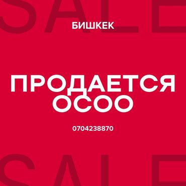 осоо продажа: - Продается ОсОО с 2-летней историей - Основное направление: оптовая