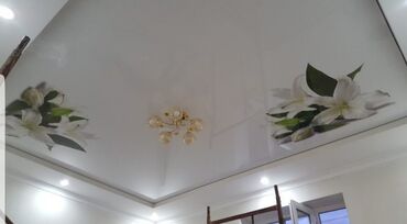 Натяжной потолок: Натяжной потолок 3D потолки, Глянцевое, Матовое — 25