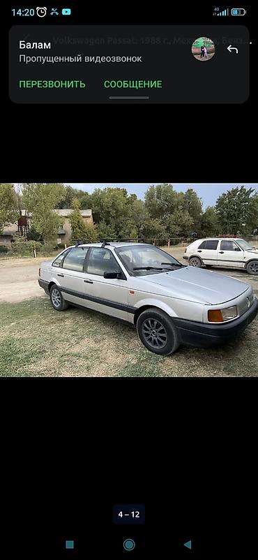 Транспорт: Volkswagen Passat: 1988 г., 1.8 л, Механика, Бензин, Седан — 6