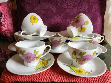 Stare vaze i dekor: Servis nov za kafu,caj iz 1951 do 1972godine. Nemacka. Rheinpfalz — 4