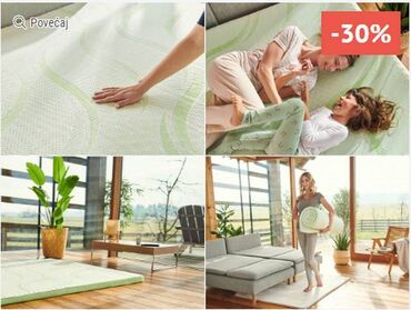 Dušeci: DORMEO PROSTIRKA 70x190 cm NATURE'S ALOE VERA 4 CM II NOVO! — 9