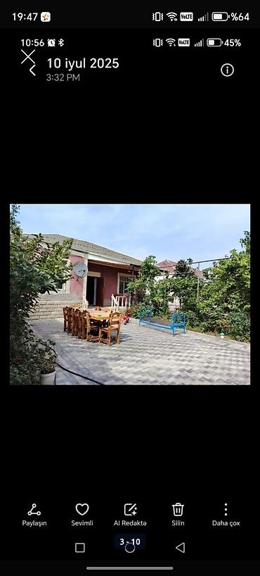Bağ evlərinin satışı: Bakı, Hövsan qəs., 3 kv. m, 3 otaqlı, Hovuzsuz, Kombi — 1