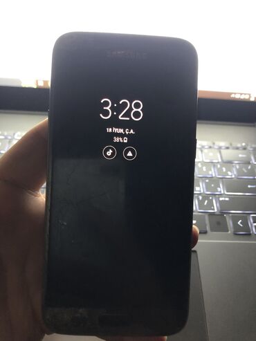 optimal telefon kredit: Samsung Galaxy S7, 32 ГБ, цвет - Черный, Битый, Сенсорный, Отпечаток пальца