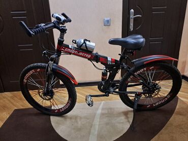 24 velosiped satilir: İşlənmiş Dağ velosipedi 24", sürətlərin sayı: 21, Ünvandan götürmə