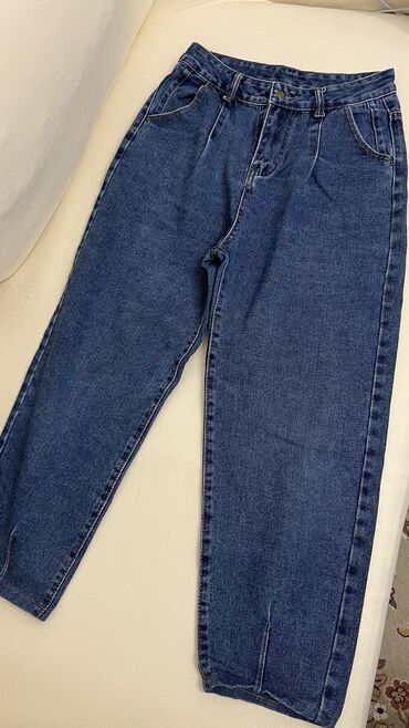 женские джинсы из турции: Прямые, ALBANA, Турция, Высокая талия