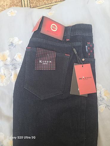 сунот кийимдер: Джинсы Kiton Napoli, Made in Italy - Модель: Denim Wear (этикетка — 2