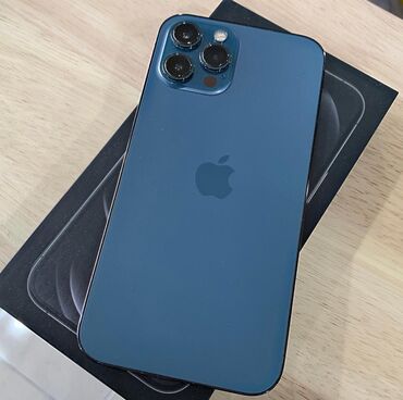 Apple iPhone: IPhone 12 Pro Max, Б/у, 128 ГБ, Blue Titanium, 79 %