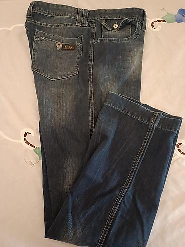 dolce gabbana: D&G denim şalvar paz, 44 - Rəng: tünd mavi, yüngül “washed” — 1