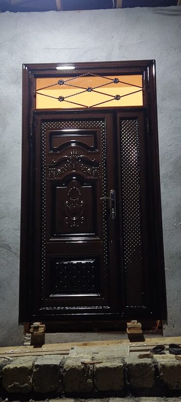 Həyət darvazaları: Dəmir darvazalar, ikilik list,17 profillə yığılan keyfiyyətli nağd və — 19