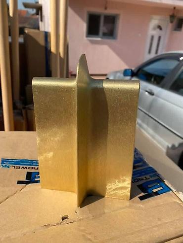 uradi sam merdevine akcija: Aluminijumska gleterica za unutrašnje spoljne uglove (kontra ugaona — 1