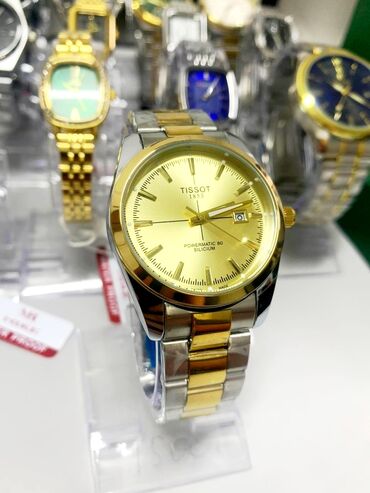Аксессуары: Классические часы часы, Tissot, Швейцария, Мужские, Новый