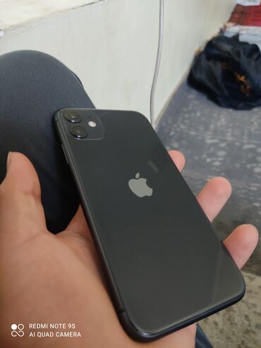 оборудование для телефонов: IPhone 11, Колдонулган, 128 ГБ, Кара, 100 %