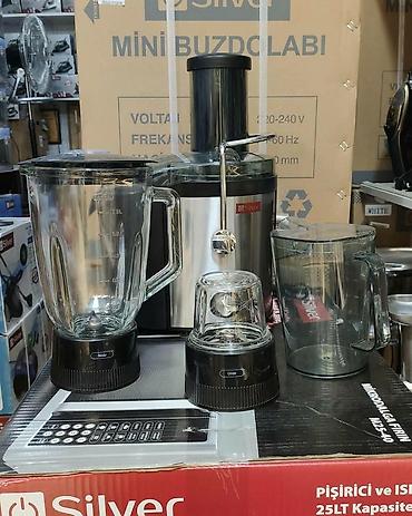 Şirəçəkən sireceken blender Silver turk istehsali 1200 watt 3 ü lalafo.az -da — 3 Şirəçəkən sireceken blender Silver turk istehsali 1200 watt 3 ü — 3