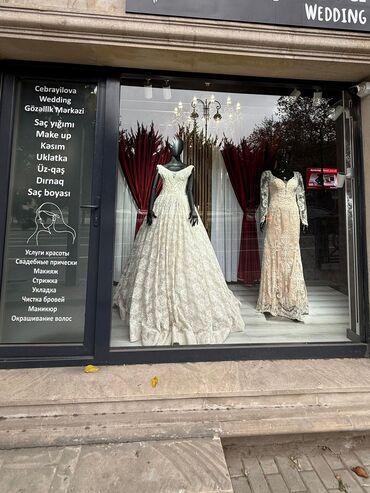 Manikür, pedikür: Gəlinlik və ziyafət geyimləri salonu Hazır işlək atelye satılır (hazır — 12