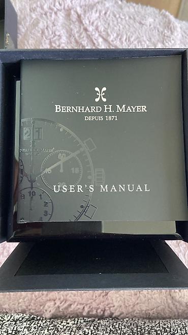 qol korseti: Yeni, Qol saatı, Bernhard Mayer, rəng - Gümüşü — 1