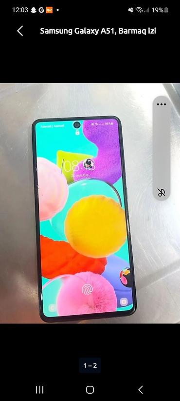 galaksi electronics: Samsung Galaxy A51, Barmaq izi — 1