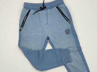 spodnie dla szczupłych chłopców: Sweatpants, F&F, 7 years, 116/122, condition - Fair