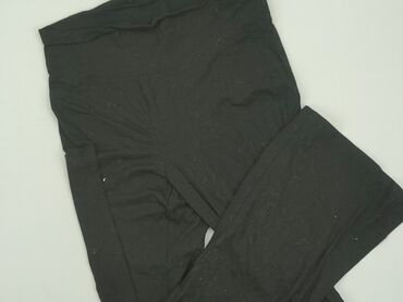 czarne bluzki z aplikacją: Material trousers, H&M, M (EU 38), condition - Very good