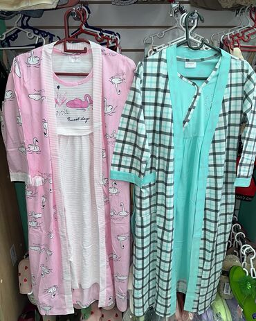 Ночные сорочки: В роддом сорочки,комплекты двойки тройки Широкий ассортимент рынок — 14