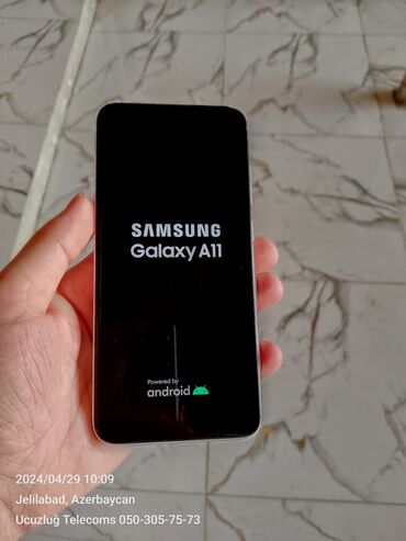 samsung galaxy note 2: Samsung A11 satılır problemsiz zəmanət ilə 3/32 gb yaddaş iki sim kart