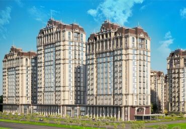 вторичное жилье: 3 бөлмө, 123 кв. м, Элитка, 4 кабат, ПСО (өзү оңдоп түзөтүп бүтүү үчүн)
