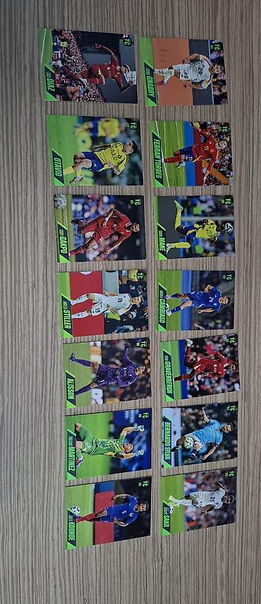 Tam orijinal İtalyadan alınan Panini Fifa oficial kartlar tək tək 3