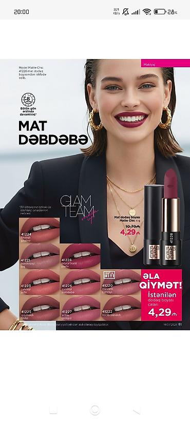 Kosmetika dəstləri: Kosmetik dəst, >10 məhsul, Yeni, Ödənişli çatdırılma, Rayonlara çatdırılma, Pulsuz çatdırılma — 20