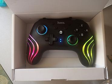 nintendo switch oyun: Hoco oyun kontrolleri – RGB işıqlı, Bluetooth/USB qoşulma ilə — 2
